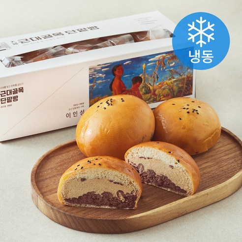 근대골목단팥빵 인절미 생크림 단팥빵 (냉동), 140g, 5개입, 1개