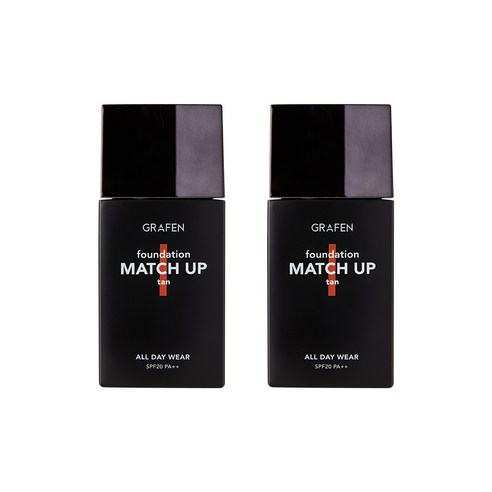 그라펜 매치업 파운데이션 40ml, 탄, 2개