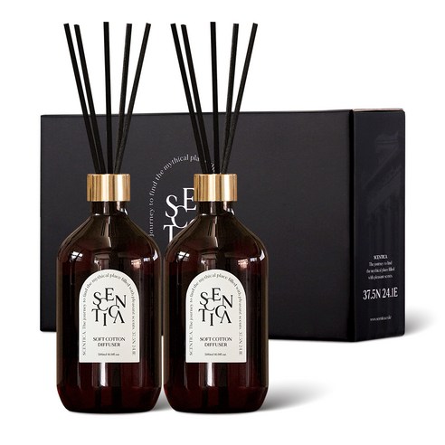센티카 프리미엄 대용량 디퓨저 500ml x 2p, 06 소프트코튼