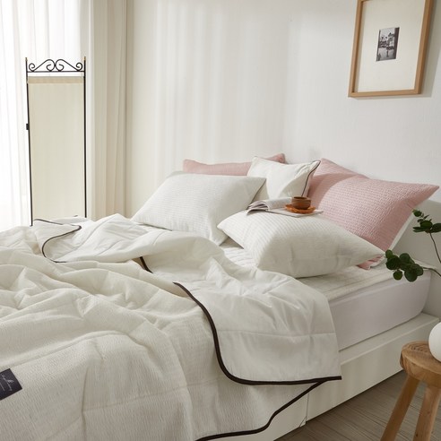 모기기피 슈가 햄프사 소재 접촉안감 순면 여름이불세트