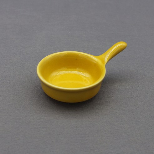달소금 귀여운 손잡이 소스볼 7 x 10.5 x 3 cm, 레몬(유광), 1개