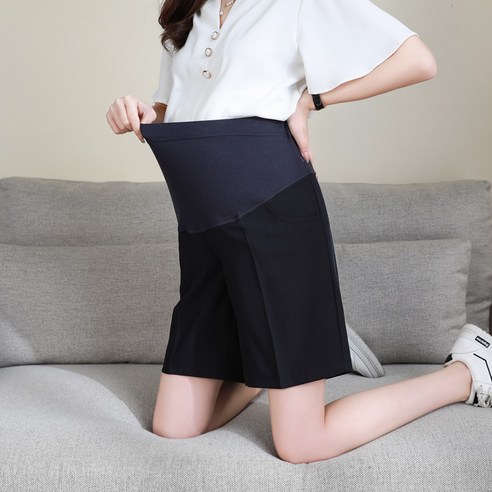 에이홉 깔끔한 일자 임산부 반바지
