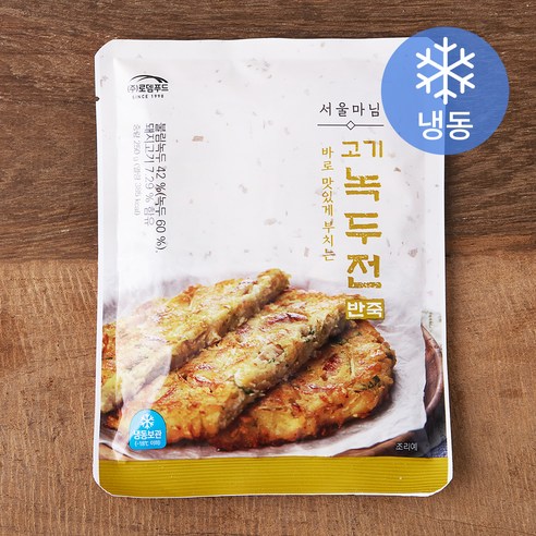 서울마님 고기 녹두전 반죽 (냉동), 250g, 1개