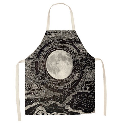 에이홉 풍경 일러스트 앞치마 68 x 55 cm, IT-38, 1개