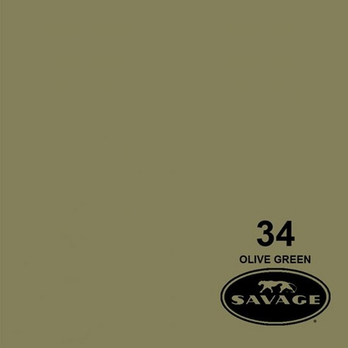 세비지 종이 롤 배경지 HALF, 34-1253(34 Olive Green), 1개