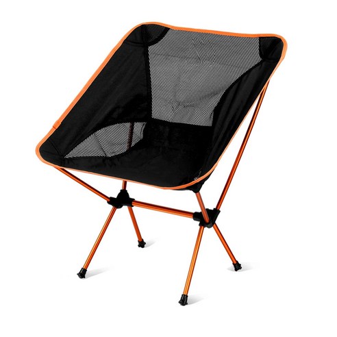 셀파 초경량 알루미늄 접이식 의자 SC-CLS4020, 오렌지, 1개