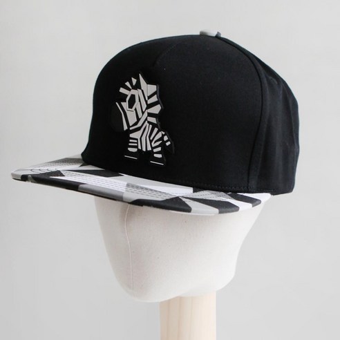 바비수 지브라애니멀 남녀공용 스냅백 모자