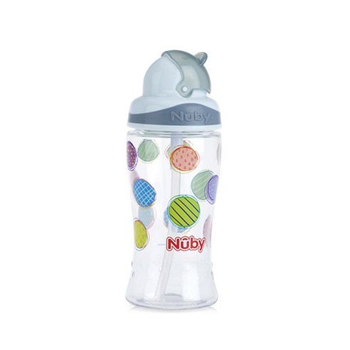 누비 트라이탄 티티 키즈 빨대컵 360ml 1288, 달달캔디(그레이탑), 1개