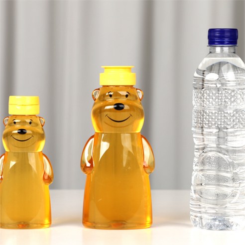 한 손으로 편리한 수유를 위한 리빙패밀리 원터치 꿀병