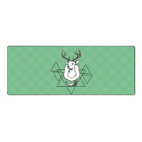 알럽컴 노르딕 대형 마우스 장패드 800 x 300 x 3 mm, 엘크장식8, 1개