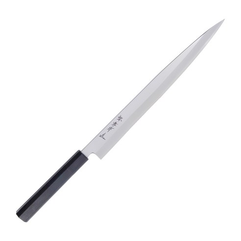 사카이타카유키 INOX PC 손잡이 사시미 칼, 블랙, 1개