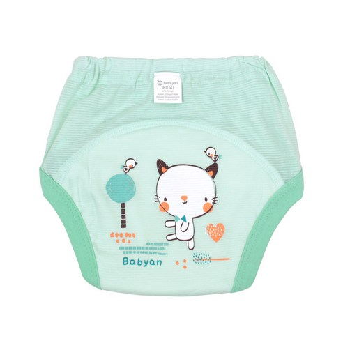 베이비앙 큐티캣 배변훈련팬티, 혼합색상, 1개
