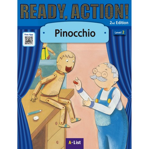 Ready Action 2nd EDITION LEVEL 2 Pinocchio + Workbook 세트, A*LIST