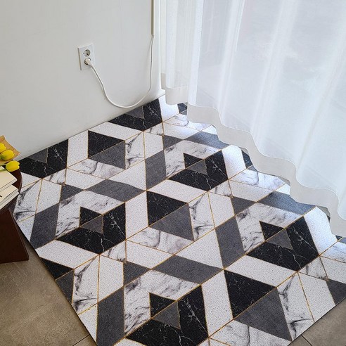 디비바 홈아트 인테리어 패턴코일 발매트 120 x 240 x 1.5 cm, 뉴17, 1개