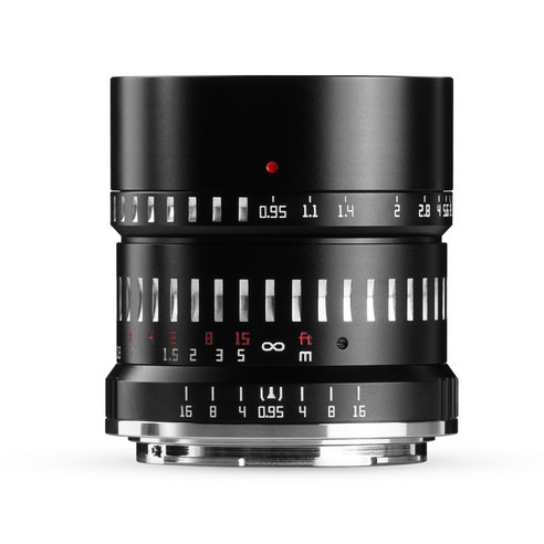 티티아티산 니콘 Z 마운트 APS-C 렌즈 50mm F0.95 블랙실버