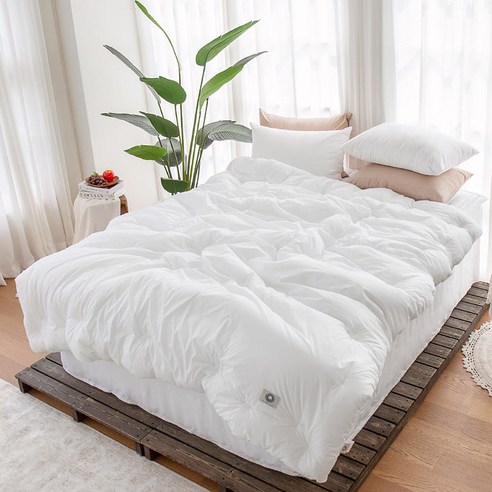 부드러운 수피마 코튼과 뛰어난 편안함을 제공하는 그래이불 차렵이불