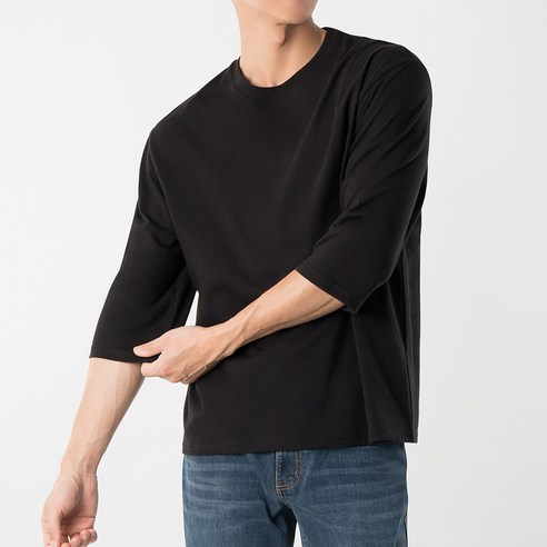가성비 끝판왕! 아르메데스 7부 면 티셔츠로 스타일 완성!