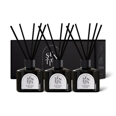 센티카 오브제 디퓨저, 05 북스토어, 200ml, 3개