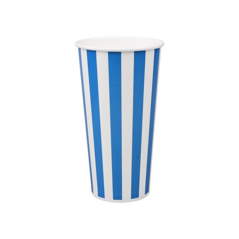블루 스트라이프 음료컵 660ml, 1개입, 1000개