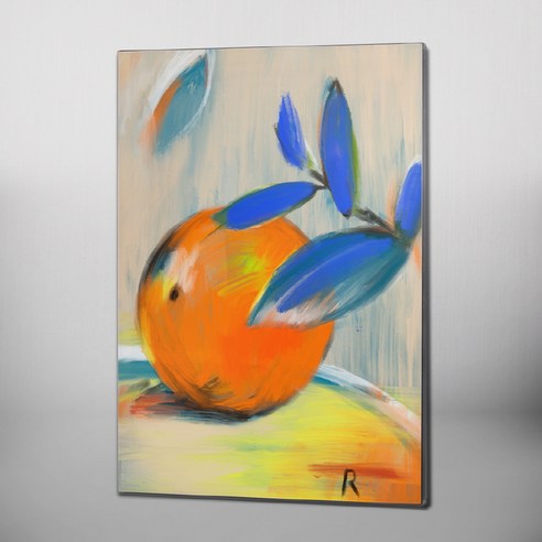 RYMD Orange Painting 인테리어 액자, 엣지 액자