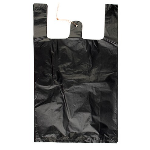 애니돌 손잡이 마트 비닐봉투 검정, 20L, 100개