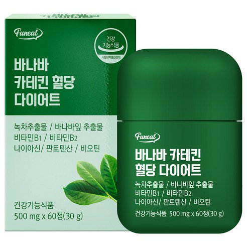 퍼니트 바나바 카테킨 혈당 다이어트 60정, 30g, 1개