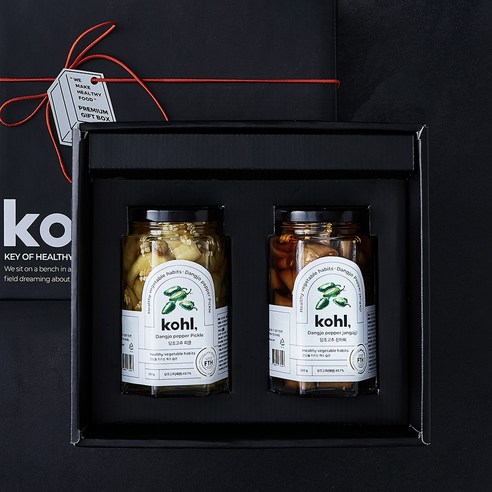 콜 프리미엄 당조고추 장아찌 320g + 피클 320g 선물세트 1호, 640g, 1세트