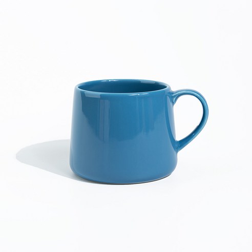 비비드 글로우 머그컵 340ml, 딥블루, 1개