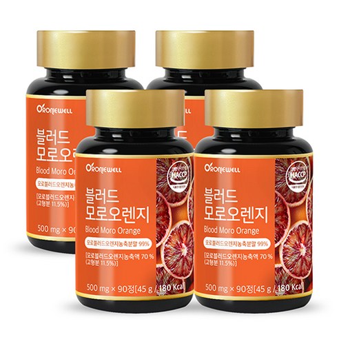 로니웰 블러드 모로오렌지, 45g, 4개