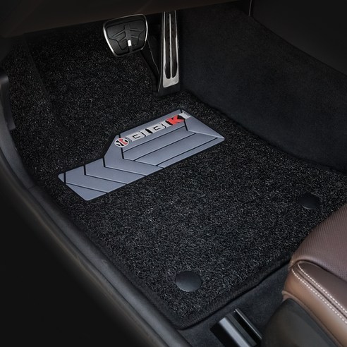 비비키 확장형 발판 코일카매트 1열 + 2열 세트, BMW 7시리즈 (G70) (2022년~), 블랙