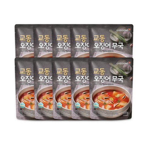 교동식품 오징어무국, 500g, 10개