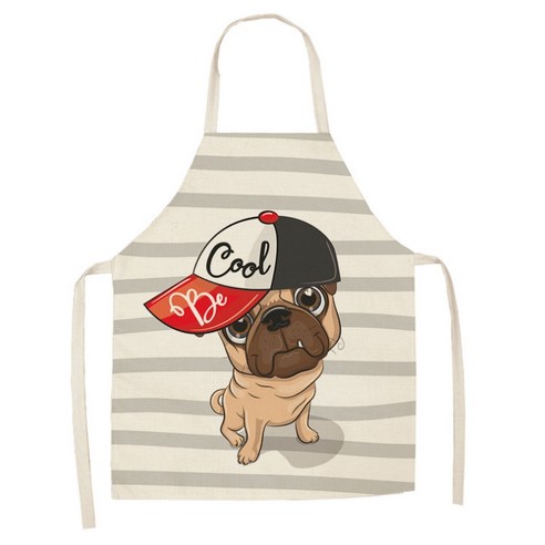 에이홉 doggy 일러스트 앞치마 68 x 55 cm, IT 28, 1개