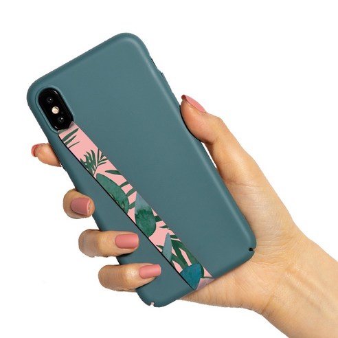 하이루프 휴대폰 핑거 스트랩, 09 BOTANICAL PINK, 1개