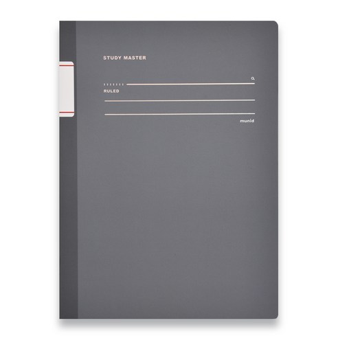 뮤니드 It handy 사철누드 인덱스 노트, 그레이, 1개