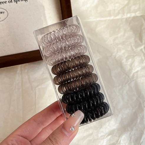 끊어짐, 엉킴, 자국 남는 머리끈 고민 끝! 데일리 스프링 헤어끈으로 산뜻하게!