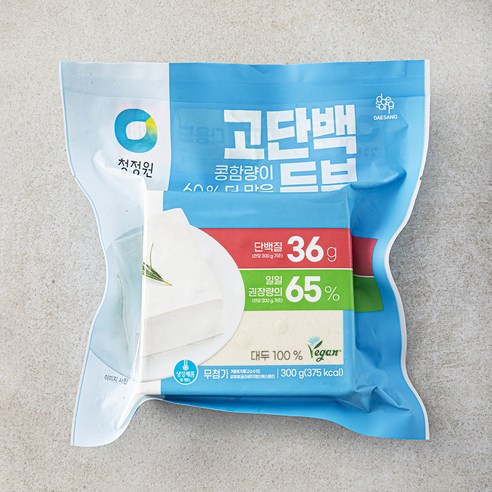 청정원 고단백 두부, 300g, 1개 두트