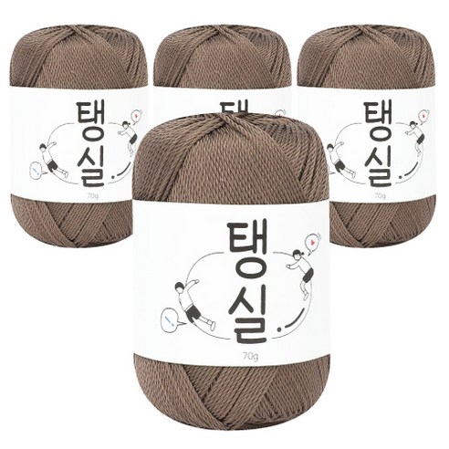 탱실 뜨개실 4p, 07 브라운
