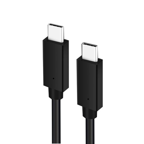 라온 USB C to C타입 60W PD충전기 퀵차지 3.0 급속 고속 충전케이블, 2m, 블랙