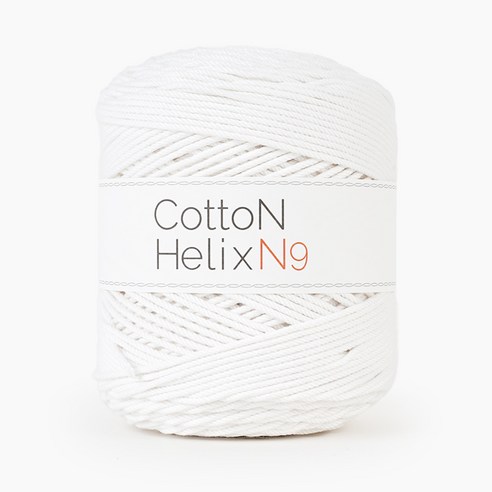 쎄비 코튼 헬릭스 N9 뜨개실 250g, 901.흰색, 1개