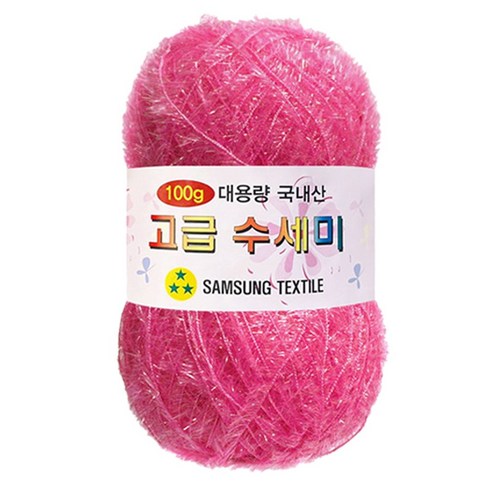 yarna 대용량 고급 수세미 100g, 106핑크, 1개