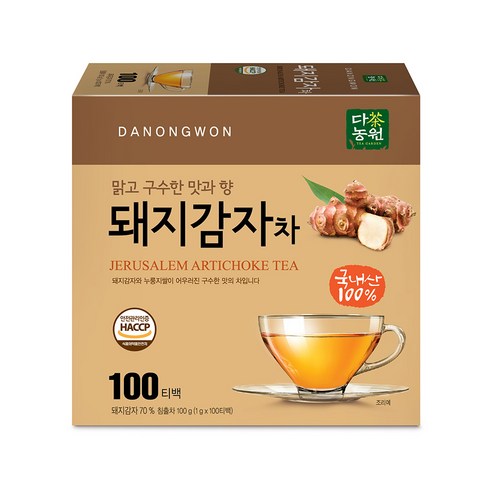 다농원 돼지감자차, 1g, 100개입, 1개 바나나잎돼지감자차