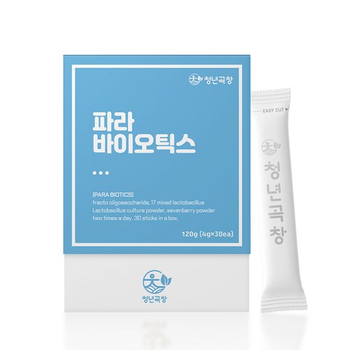 청년곡창 파라바이오틱스 사균체 함유 5세대 유산균 30p, 120g, 1개