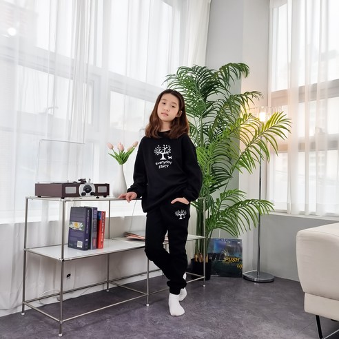팬시 아동용 봄가을 나무 상하복세트