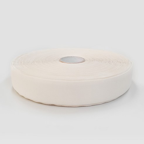 JSTrading 무지 면 라벨 테이프 30mm, 내추럴생지, 1개