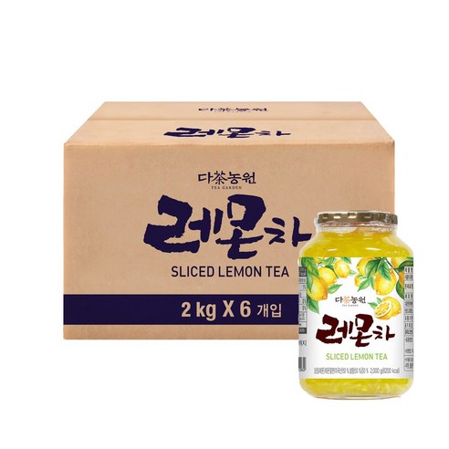 다농원 레몬차, 2kg, 1개입, 6개