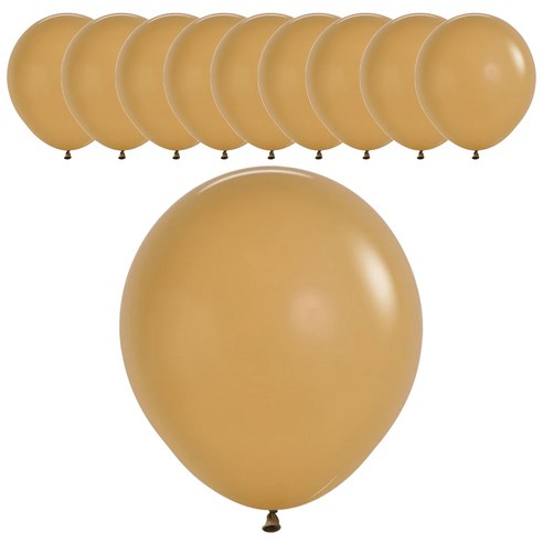 셈퍼텍스 풍선 45cm, 라떼, 10개