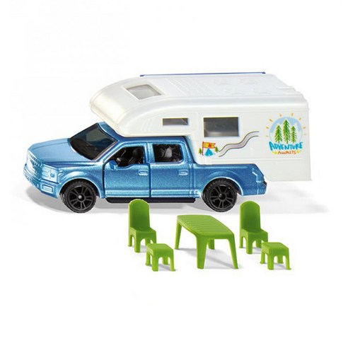 시쿠 Ford F150 픽업 캠핑카 다이캐스트 SK1693, 혼합색상
