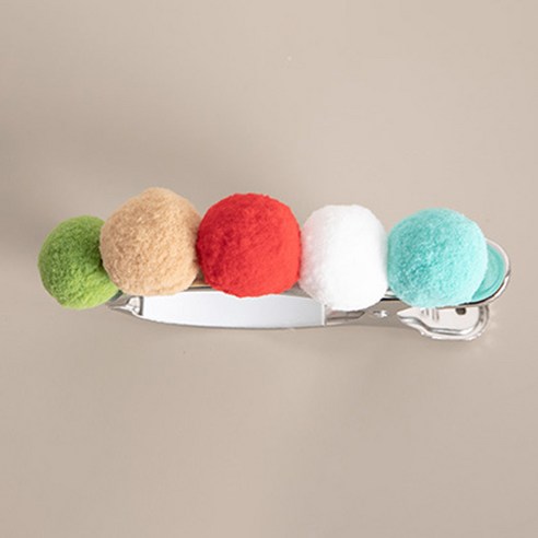 플라워트리 오색 커튼집게 18cm, 레드믹스, 1개