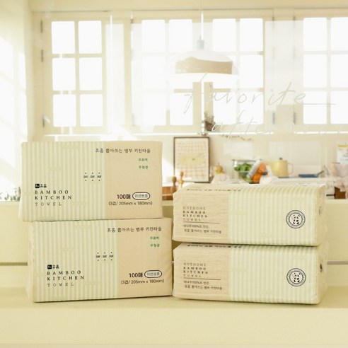 휴홈 대나무 뽑아쓰는 키친타올: 주방 청소의 선구자