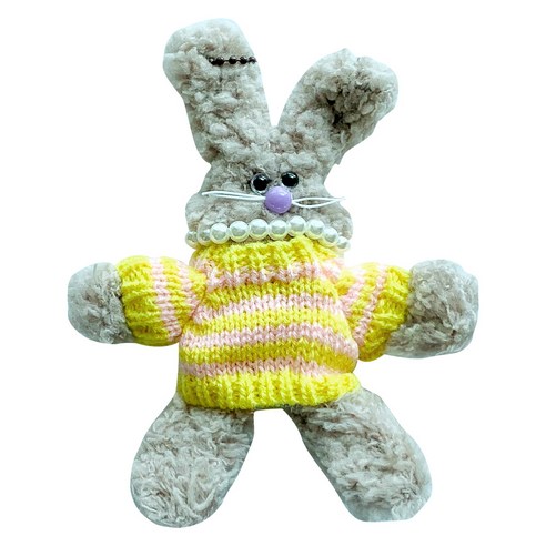 하하슬라임 모루 인형 만들기 DIY 세트, 베이지, 1개